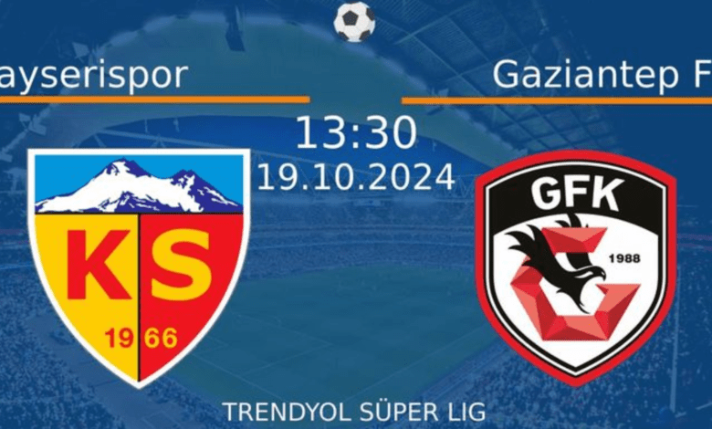 Kayserispor-Gaziantep FK Maçı 19 Ekim