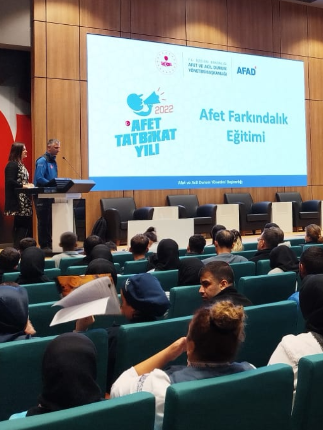 Gaziantep Şehir Hastanesi Personeline Afet Farkındalık Eğitimi