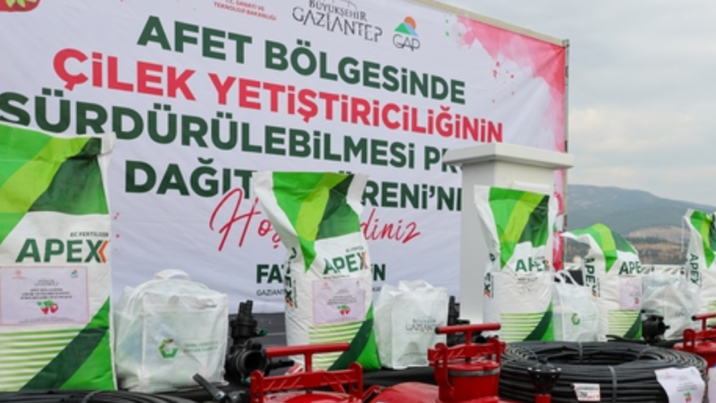 Gaziantep İslahiye ve Nurdağında 200 Çiftçiye Destek