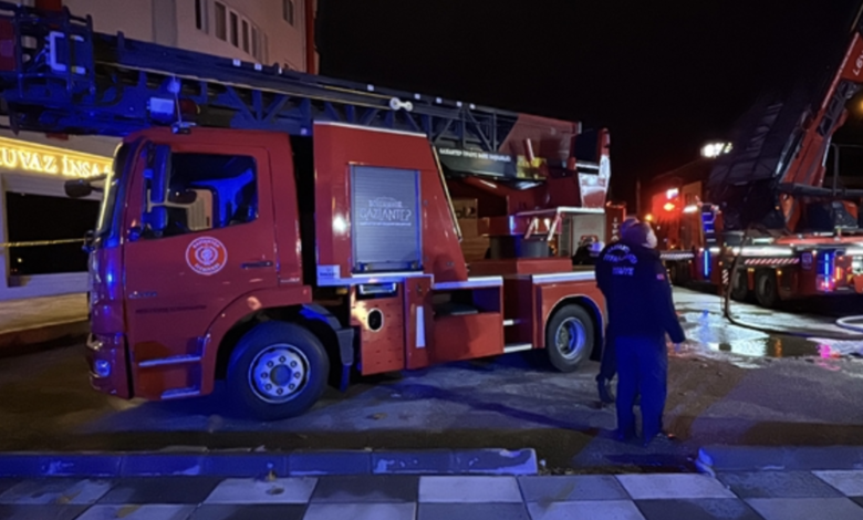 Gaziantep te Mobilya Deposunda Yangın