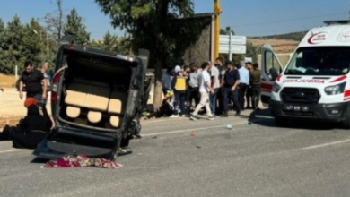 Gaziantep Havalimanı Kavşağında Kaza 6 Yaralı