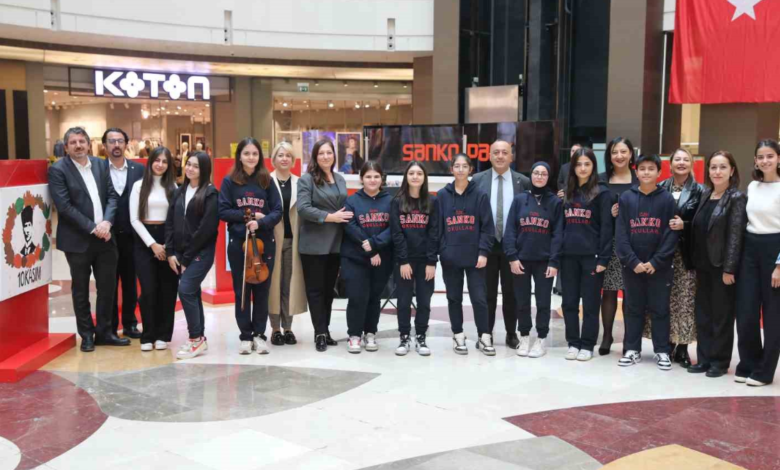 Gaziantep Sanko Okulları Öğrencilerinden Sanko Park Avm de Sergi