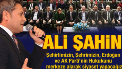 Gaziantep AK Parti Vekili Ali Şahin den Flaş Açıklamalar