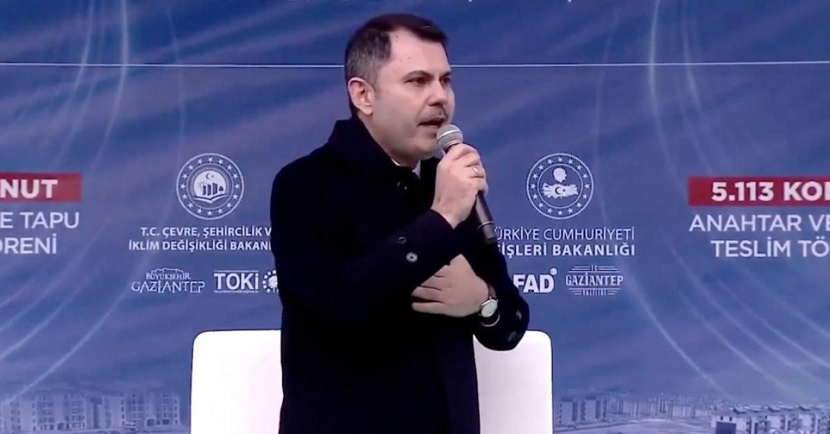 Bakan Murat Kurum'dan Deprem Konutları Hakkında Açıklamalar