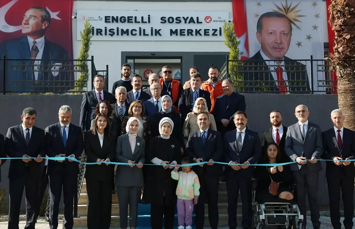 Emine Erdoğan, Hatay Engelli Sosyal Girişimcilik Merkezi'nin Açılışını Yaptı