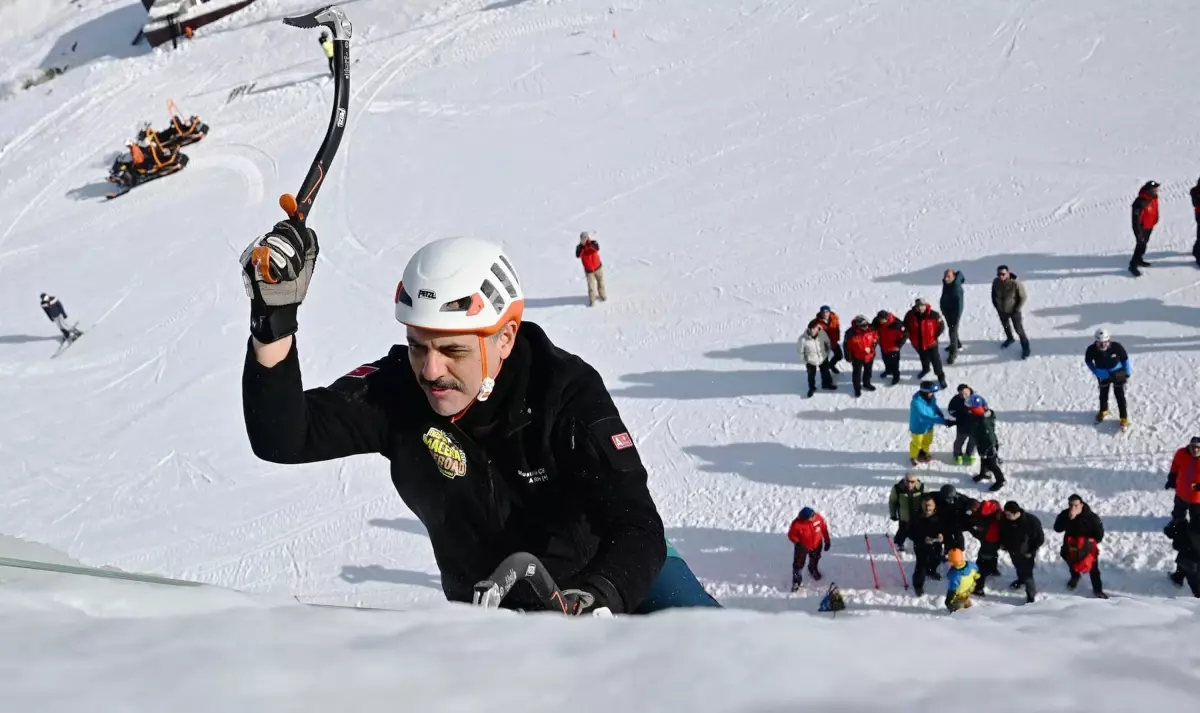 Erzurum'da Buz Tırmanışı Sezonu Başladı