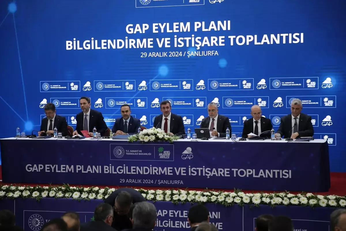 GAP Eylem Planı Toplantısı Şanlıurfa'da Gerçekleşti