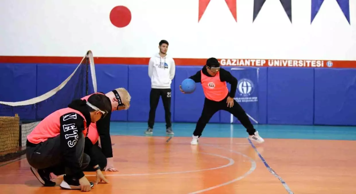 Gaziantep'te Engelliler Haftası Kapsamında Goalball Maçı Düzenlendi