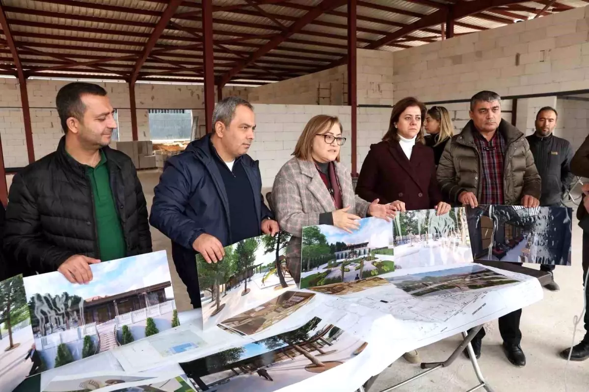 Gaziantep'te Yeni Emekliler Lokali İnşaatı İncelendi