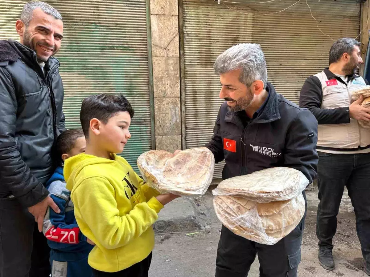 Halep'te Yedi Başak İnsani Yardım Derneği'nden Acil Yardım Faaliyetleri