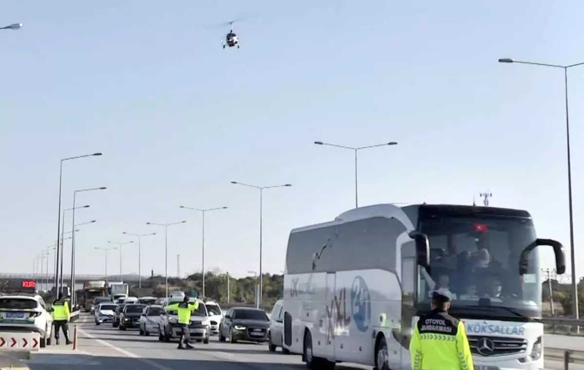 Mersin'de Hava Denetimi: 20 Araç Cezalandırıldı