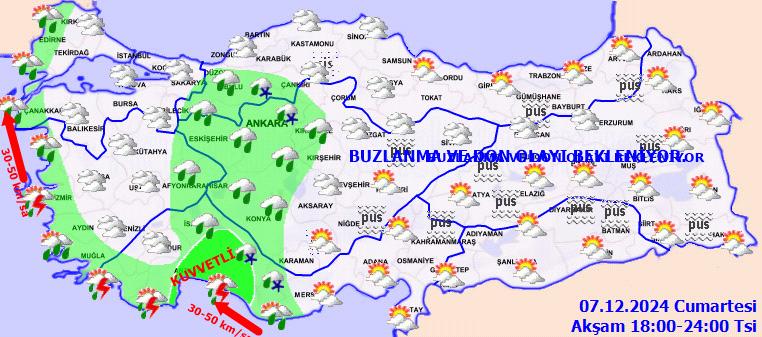 Meteoroloji, 7 İli Etkileyen Kuvvetli Yağış ve Soğuk Hava Uyarısı Yaptı