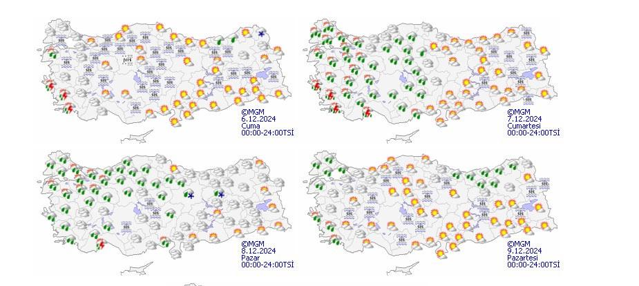 Meteoroloji'den 43 İl İçin Kuvvetli Yağış Uyarısı