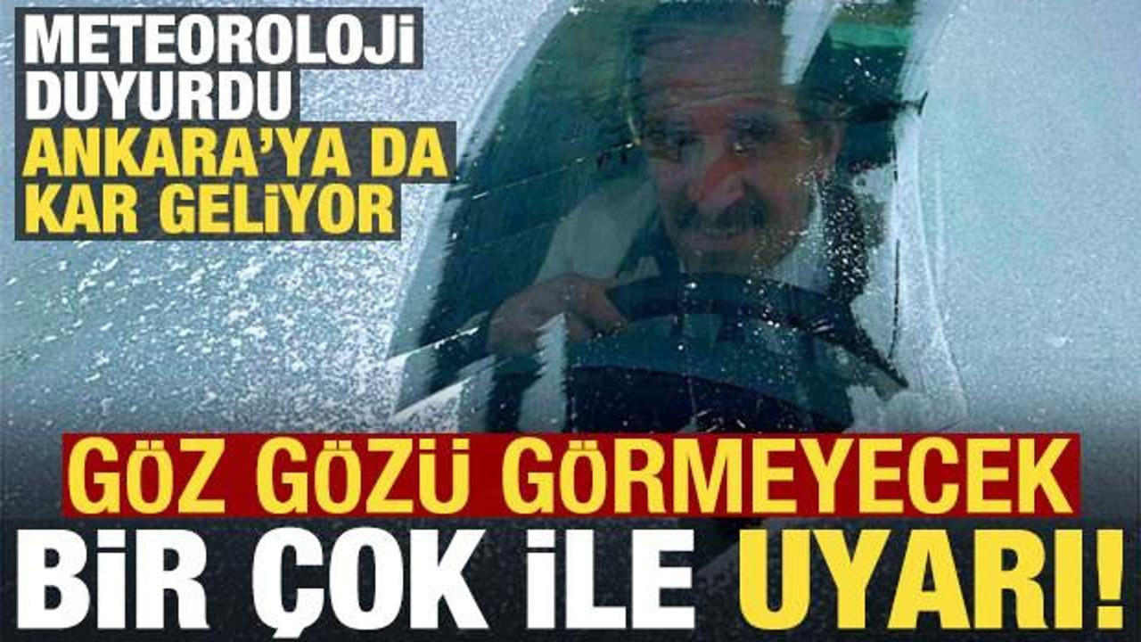 Meteoroloji'den Kar Uyarısı: Ankara ve Diğer İllerde Hava Durumu