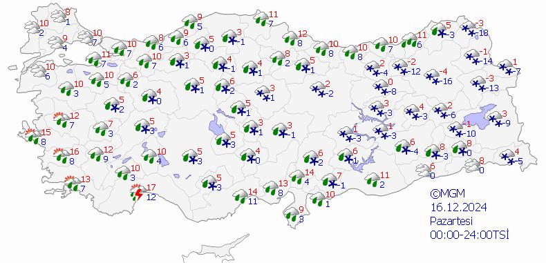 Meteoroloji'den Kar Uyarısı: Ankara ve Diğer İllerde Hava Durumu