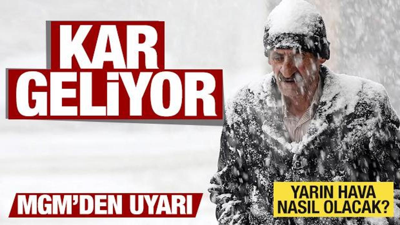 Meteoroloji'den Kar ve Fırtına Uyarısı