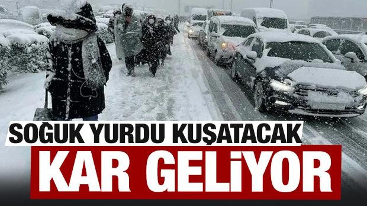 Meteoroloji'den Kar Yağışı ve Kuvvetli Rüzgar Uyarısı