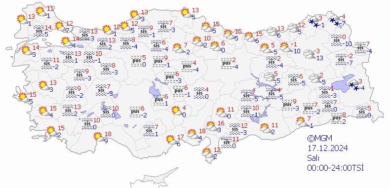 Meteoroloji'den Kuvvetli Yağış ve Rüzgar Uyarısı