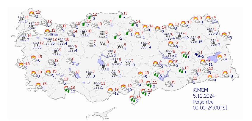 Meteoroloji'den Sağanak Yağış Uyarısı: Kar ve Buzlanma Bekleniyor