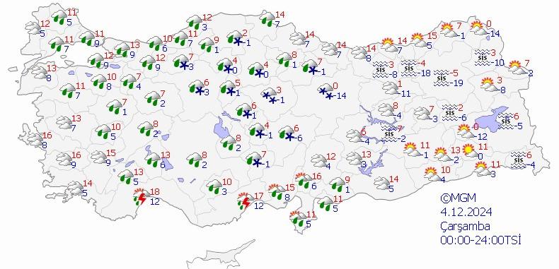 Meteoroloji'den Son Dakika Kar Yağışı Uyarısı