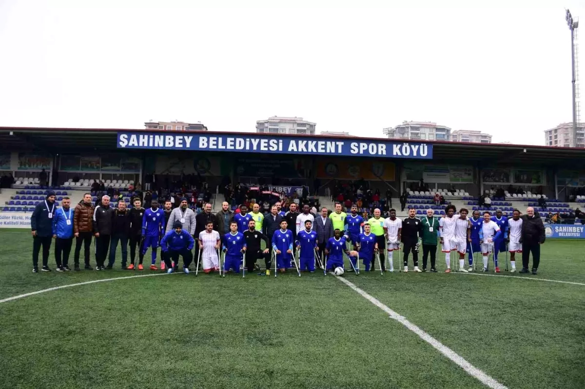 Şahinbey Ampute Futbol Takımı, Pendik'i 8-2 Mağlup Etti