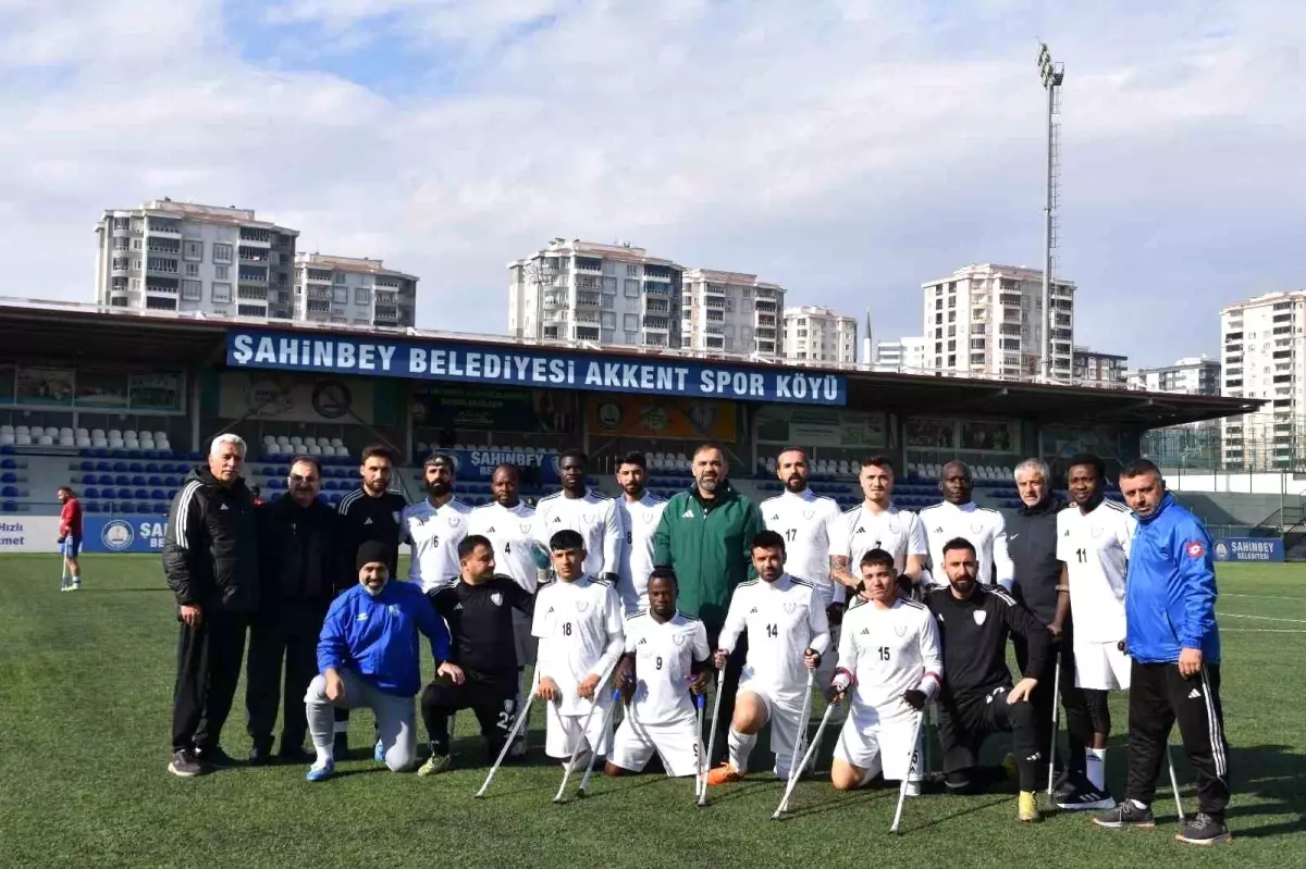 Şahinbey Ampute Takımı, DEPSAŞ Enerji'yi 1-0 Mağlup Etti