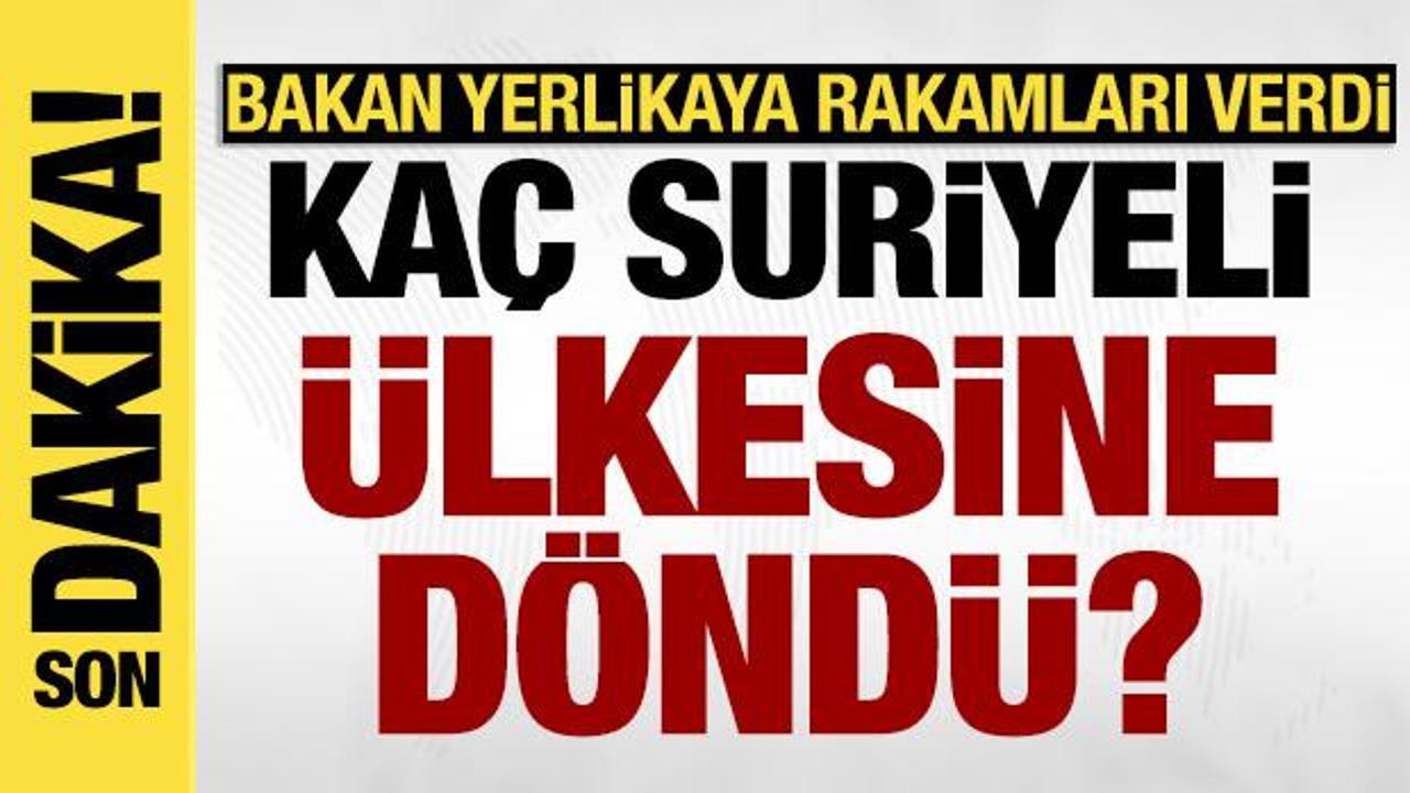 Suriyelilerin Ülkesine Dönüşü ve Türkiye'deki Durum