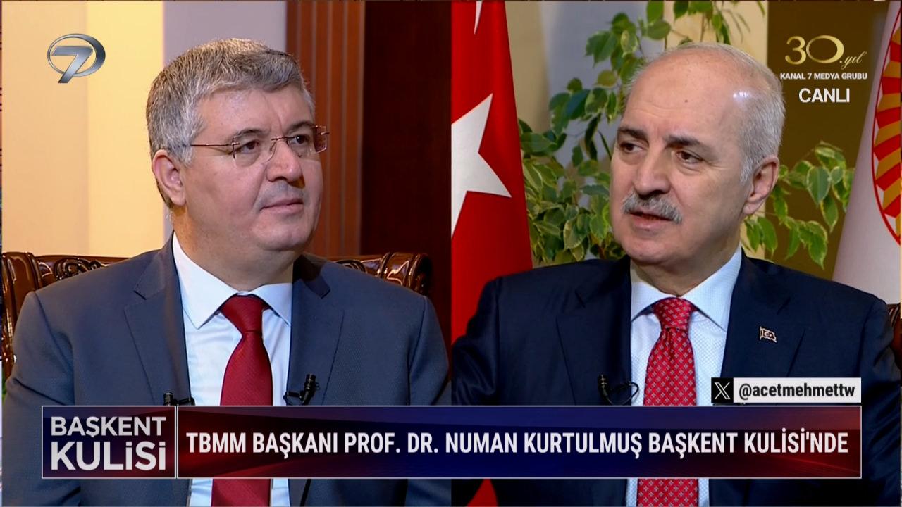 TBMM Başkanı Numan Kurtulmuş, Suriye'deki Gelişmeleri Değerlendirdi