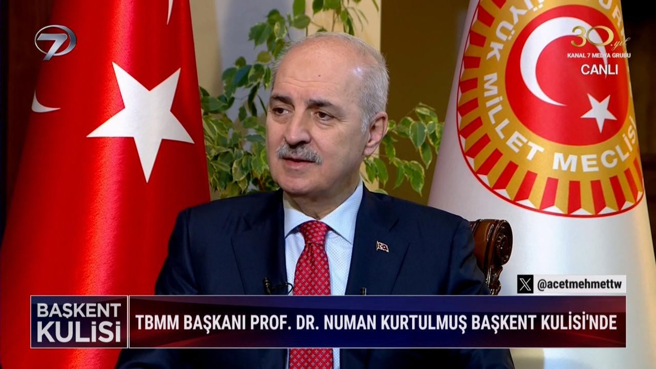 TBMM Başkanı Numan Kurtulmuş, Suriye'deki Gelişmeleri Değerlendirdi