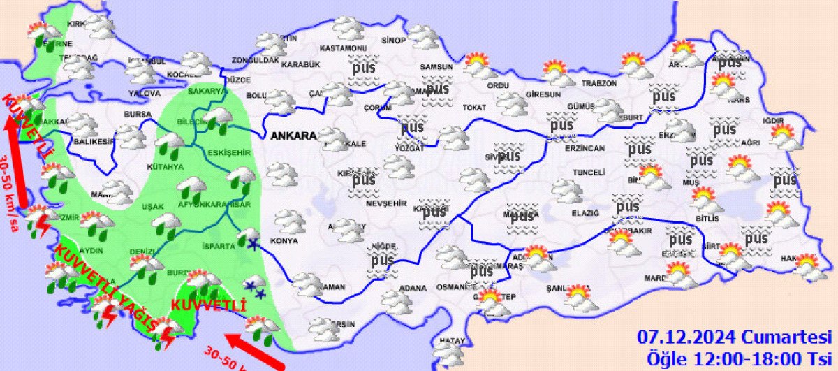 Yurt Genelinde Hava Durumu ve Beklentiler