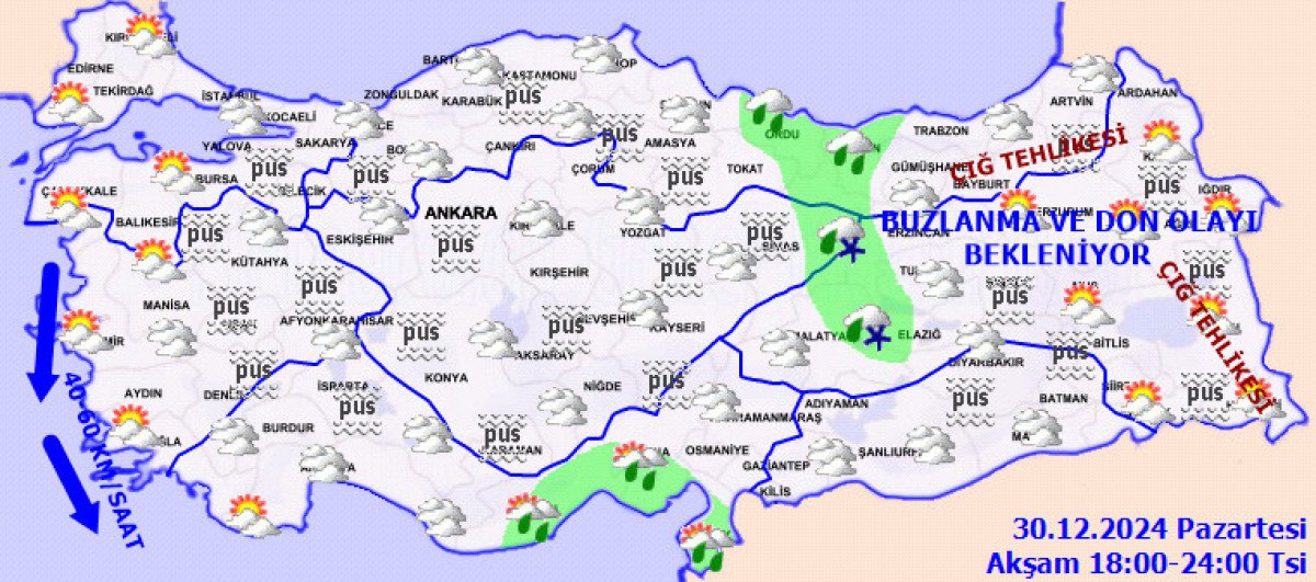 Yurtta Hava Durumu: Yağışlı Hava Etkisini Sürdürüyor