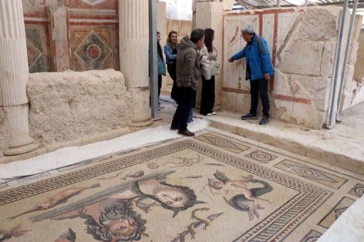 Zeugma Antik Kenti'nde Muzalar Roma Evi'nin Restorasyonu Tamamlanıyor