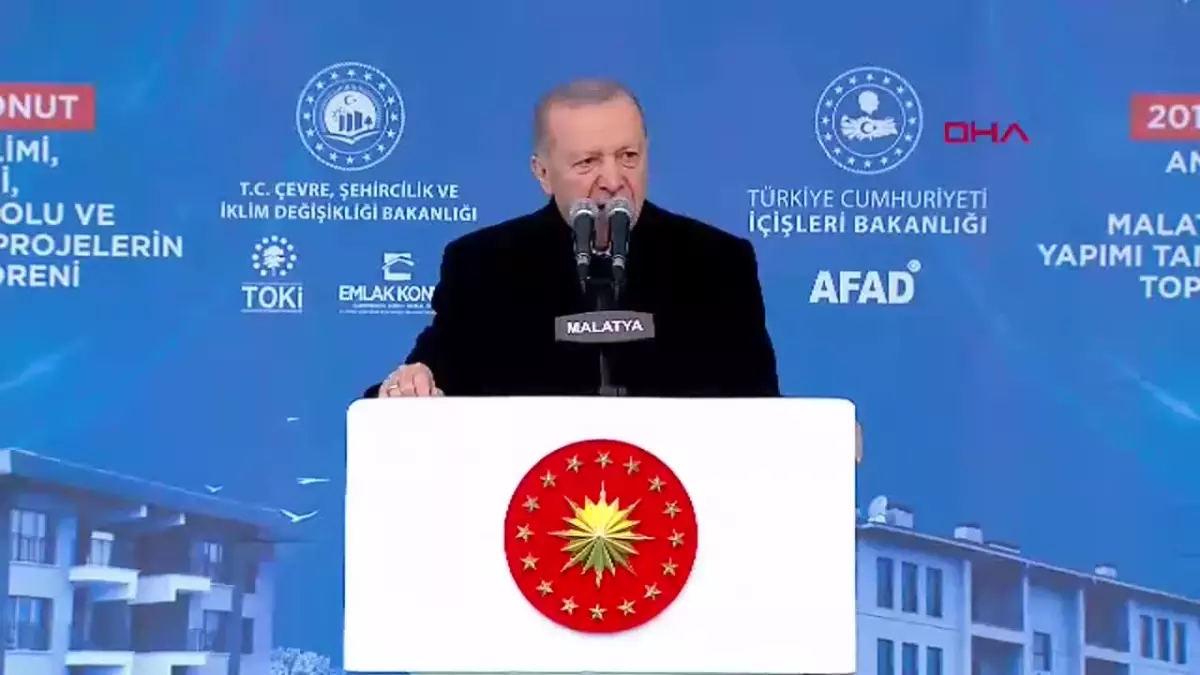 Cumhurbaşkanı Erdoğan, Deprem Konutlarının Yüzde 45'inin Tamamlandığını Açıkladı