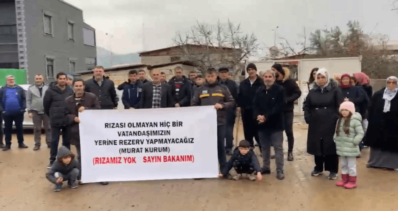 Depremzedelerden Rezerv Alanı Baskısına Tepki