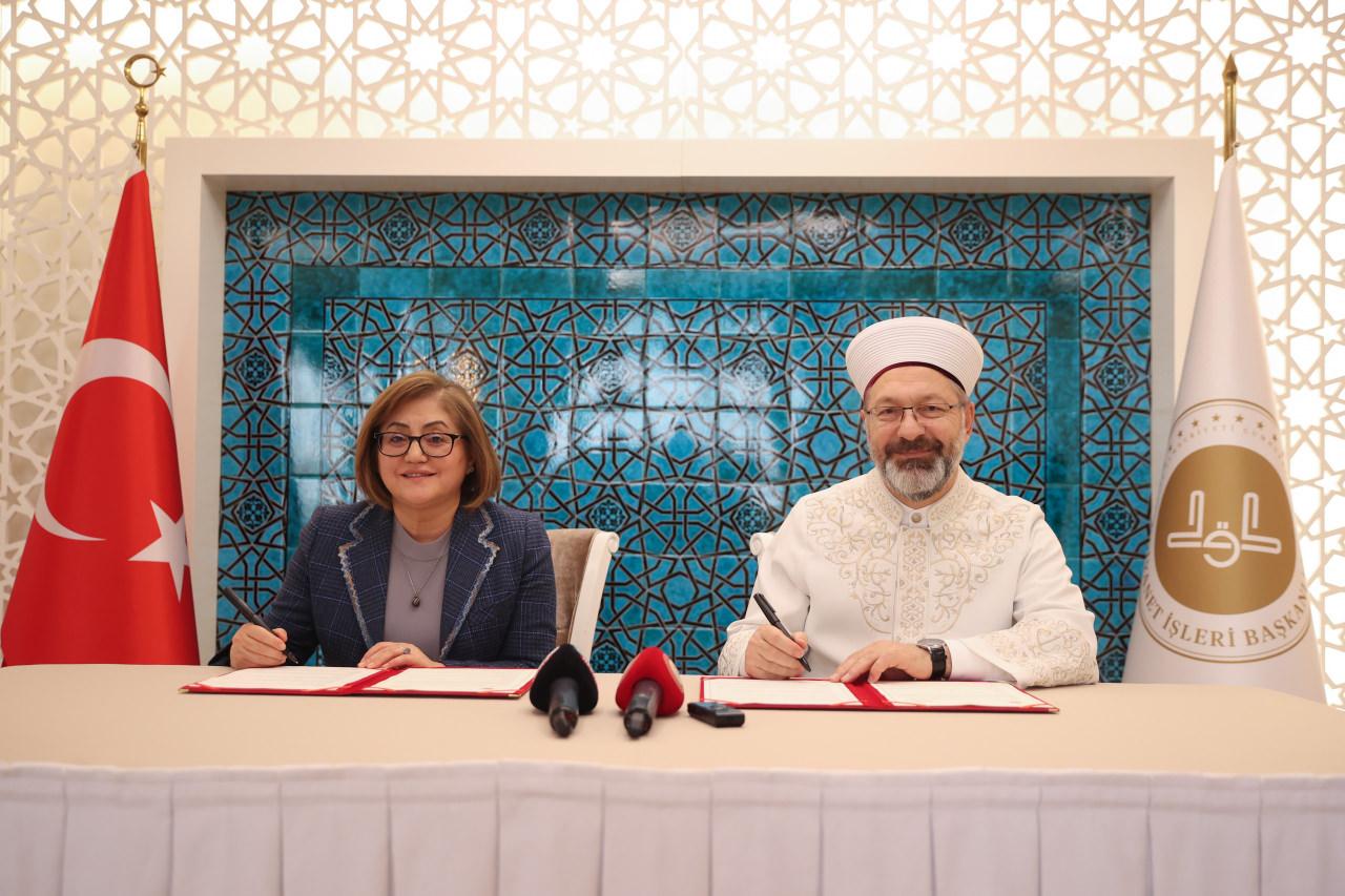 Diyanet ve Gaziantep Büyükşehir Belediyesi Arasında Protokol İmzalandı