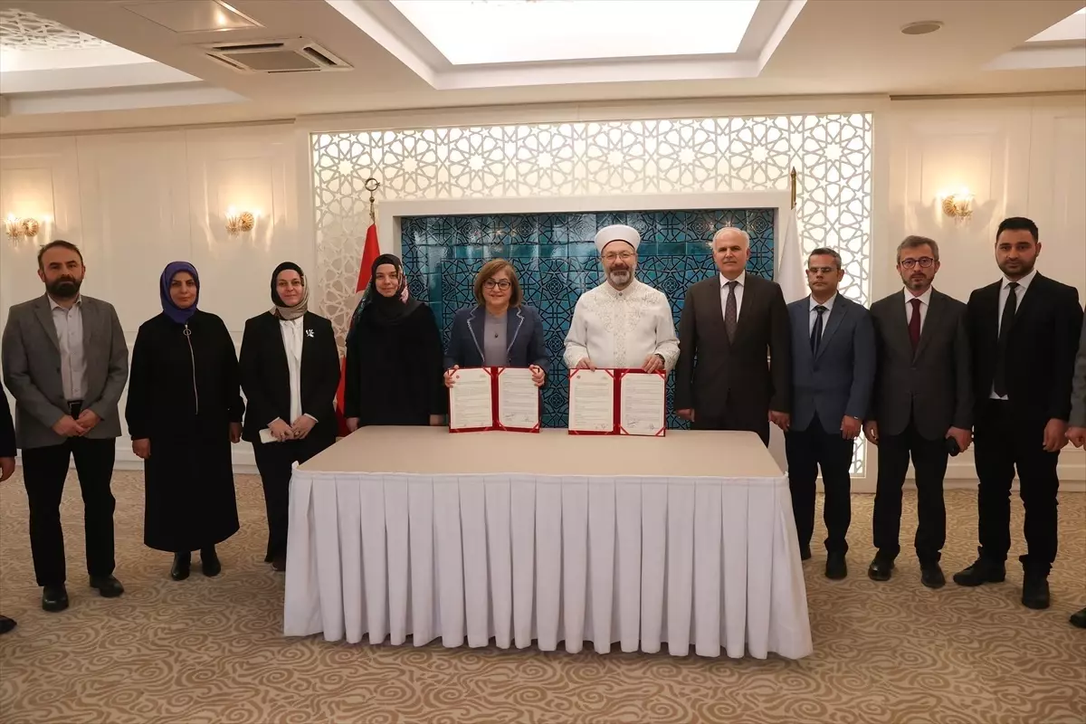 Diyanet ve Gaziantep İşbirliği Protokolü İmzalandı