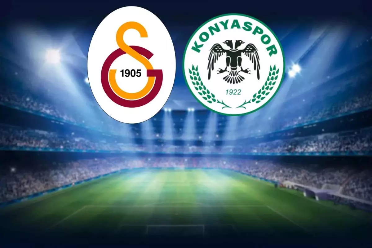 Galatasaray-Konyaspor Maçında İlk 11'ler Belli Oldu