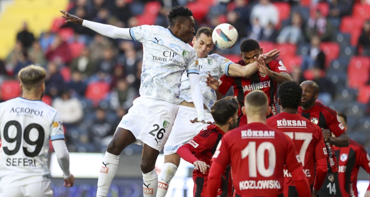 Gaziantep FK ve Sipay Bodrum FK Maçı 0-0 Berabere Bitti