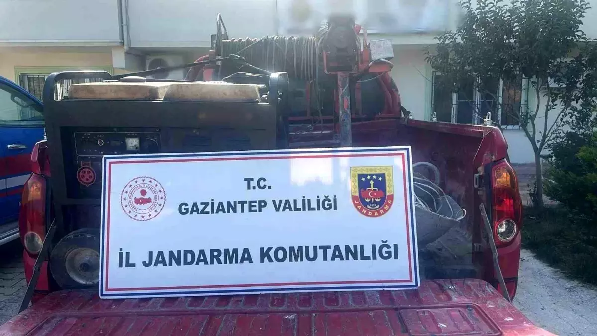 Gaziantep'te İzinsiz Maden Operasyonu: 4 Şüpheli Yakalandı