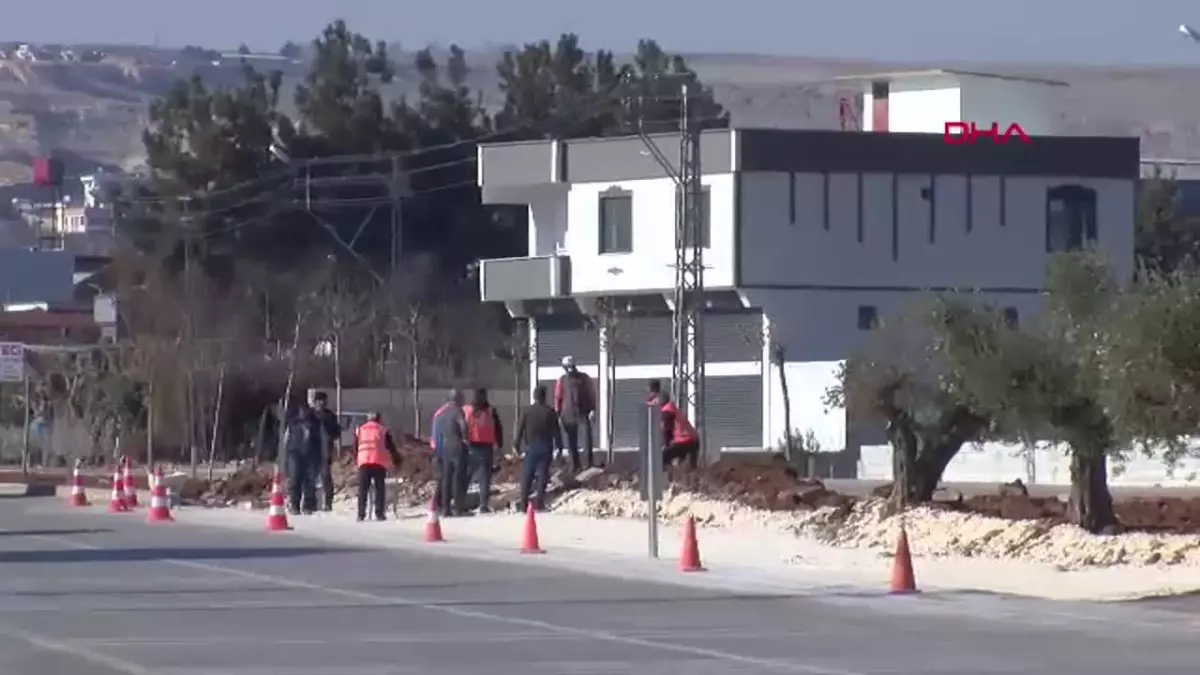 Gaziantep'te Kavşak Çalışması Durduruldu, Mahalleli Tepkili