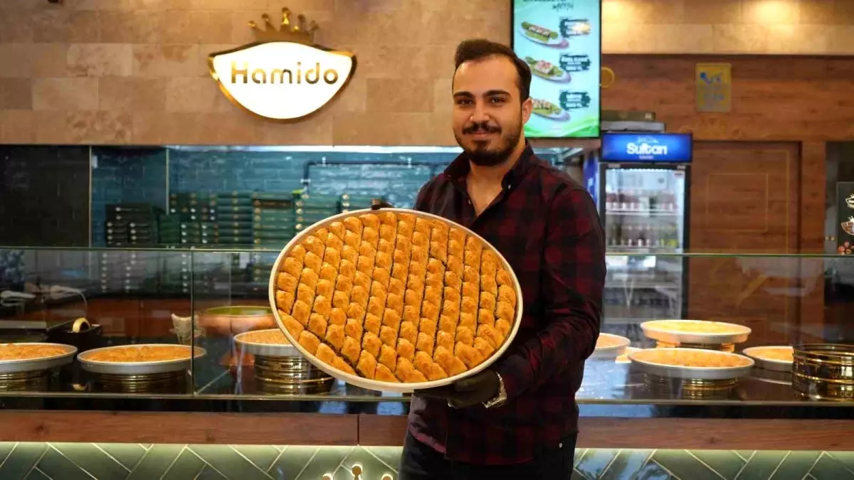 Hamido Baklavaları 2024'te 118 Ülkeye 100 Ton Baklava İhracatı Gerçekleştirdi