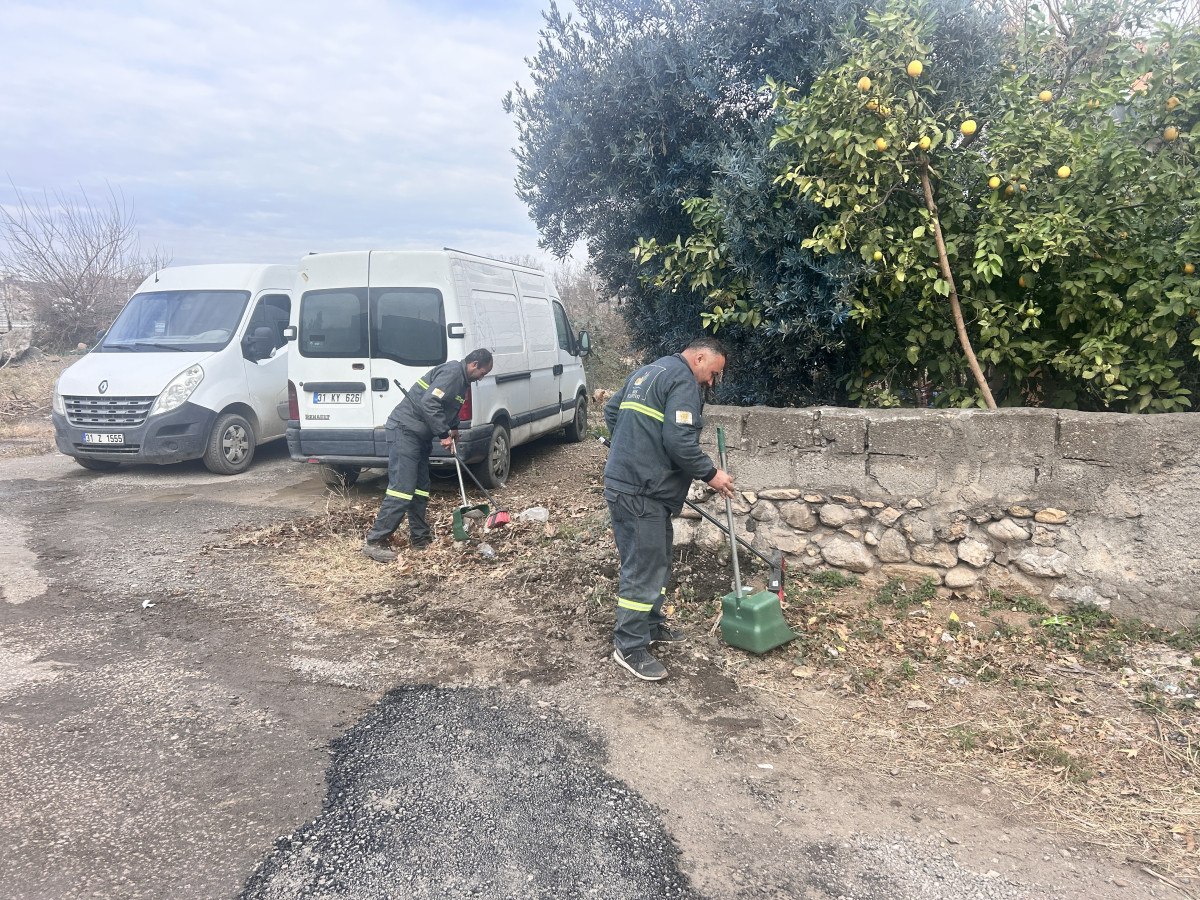 Hatay'da Temizlik İşçilerinin 'Balık Tendürde' Akımına Katılımı