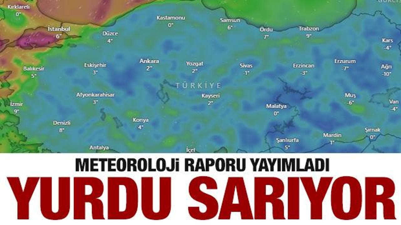 Hava Durumu Uyarısı: Kuvvetli Yağış, Rüzgar ve Çığ Tehlikesi