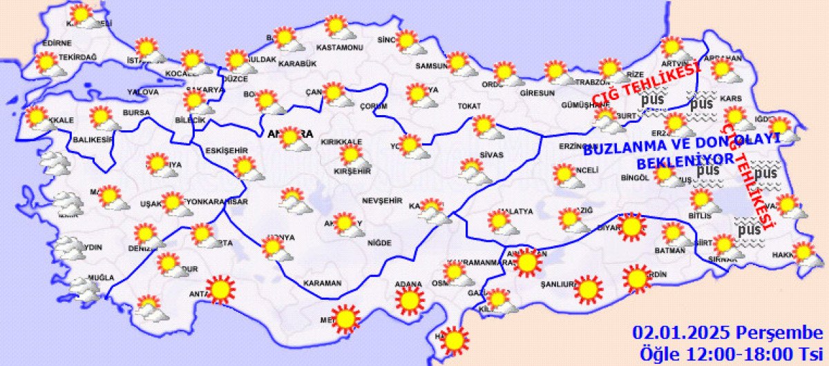 Meteoroloji'den Güncel Hava Durumu Raporu