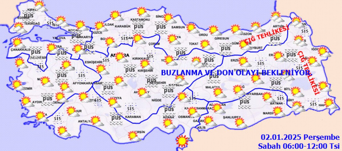 Meteoroloji'den Güncel Hava Durumu Raporu