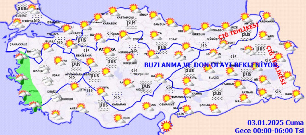 Meteoroloji'den Güncel Hava Durumu Raporu