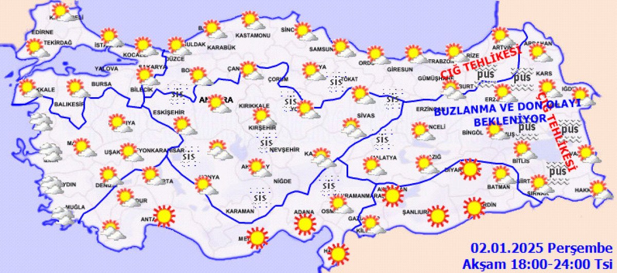 Meteoroloji'den Güncel Hava Durumu Raporu