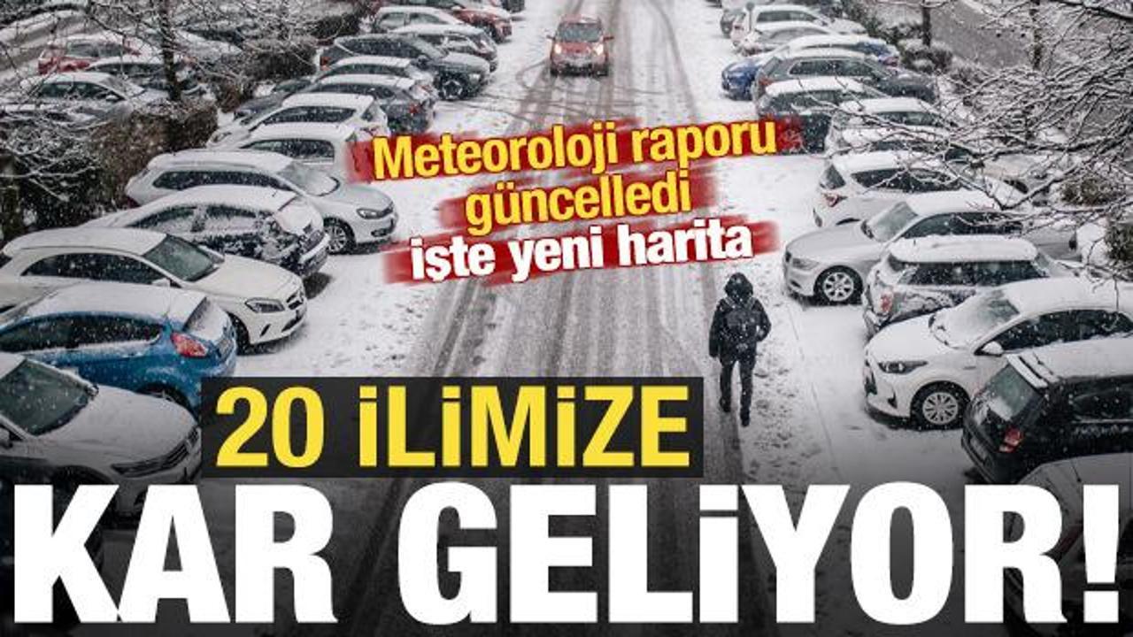 Meteoroloji'den Kar Uyarısı: 20 Şehre Yağış Bekleniyor