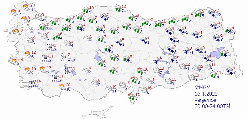 Meteoroloji'den Kar Uyarısı: 20 Şehre Yağış Bekleniyor