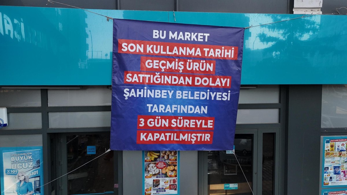 Şahinbey Belediyesi'nden Son Kullanma Tarihi Geçmiş Ürünlere Sert Önlem